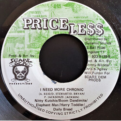 Nitty Kutchie / Boom Dandimite / Elephant Man / Harry Toddler / Daily Bread I Need More Chronic USED VINYL 7INCH 45 RPM