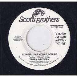 Terry Gregory Cowgirl In A Coupe deVille USED VINYL 7INCH 45 RPM PROMO