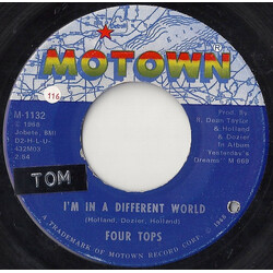 Four Tops I'm In A Different World USED VINYL 7INCH 45 RPM