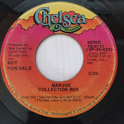 Marjoe Gortner Collection Box USED VINYL 7INCH 45 RPM SINGLE PROMO STEREO MONO