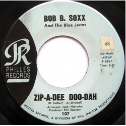 Bob B. Soxx And The Blue Jeans Zip-A-Dee Doo-Dah VINYL 7" USED