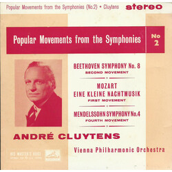 Ludwig van Beethoven / Wolfgang Amadeus Mozart / Felix Mendelssohn-Bartholdy / André Cluytens Popular Movements from the Symphonies No. 2 USED VINYL 7