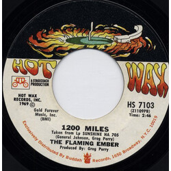 Flaming Ember 1200 Miles / Sunshine USED VINYL 7INCH 45 RPM