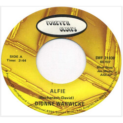 Dionne Warwick Alfie / Window Wishin' USED VINYL 7INCH 45 RPM SINGLE
