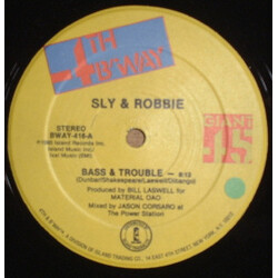 Sly & Robbie Bass & Trouble Vinyl 12" USED