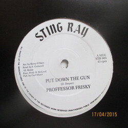 Professor Frisky Put Down The Gun USED VINYL 12INCH SINGLE