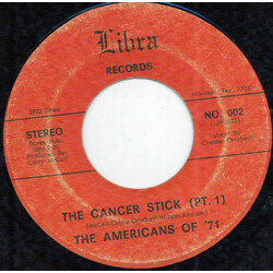 The Americans of '71 The Cancer Stick USED VINYL 7INCH 45 RPM SINGLE