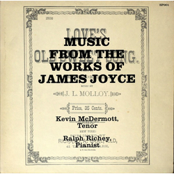 Kevin McDermott (3) / Ralph Richey Music From The Works Of James Joyce Vinyl LP USED