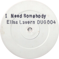 Elisha La'Verne I Need Somebody USED VINYL 12INCH WHITE LABEL