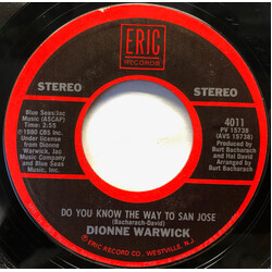 Dionne Warwick Do You Know The Way To San Jose USED VINYL 7INCH SINGLE STYRENE