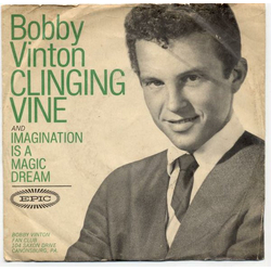 Bobby Vinton Clinging Vine / Imagination Is A Magic Dream Vinyl 7" USED