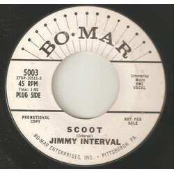 Jimmy Interval Scoot USED VINYL 7INCH 45 RPM SINGLE PROMO MONO