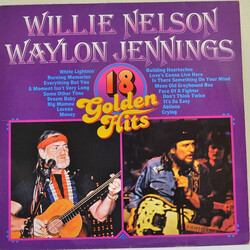 Willie Nelson / Waylon Jennings 18 Golden Hits Vinyl LP USED