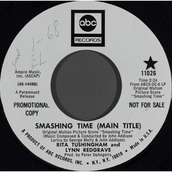 Rita Tushingham / Lynn Redgrave Smashing Time (Main Title) USED VINYL 7INCH 45 RPM PROMO