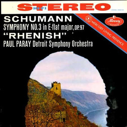 Robert Schumann / Paul Paray / Detroit Symphony Orchestra Symphony No. 3 In E-Flat Major, Op. 97 "Rhenish" Vinyl LP USED