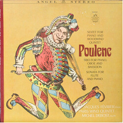 Francis Poulenc / Jacques Février / Le Quintette À Vent De Paris / Michel Debost Sextet For Piano And Woodwind Quintet, Trio For Piano Oboe And Bassoo