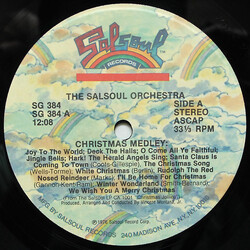 The Salsoul Orchestra Christmas Medley USED VINYL 12INCH 33 S RPM SINGLE STEREO