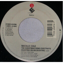 Natalie Cole The Christmas Song (Chestnuts Roasting On An Open Fire) USED VINYL 7INCH 45 RPM STEREO