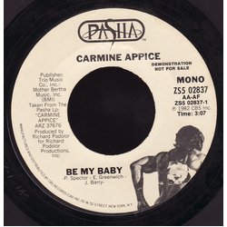 Carmine Appice Be My Baby Vinyl 7" USED