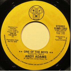 Andrew Paul Adams One Of The Boys USED VINYL 7INCH 45 RPM PROMO STEREO MONO
