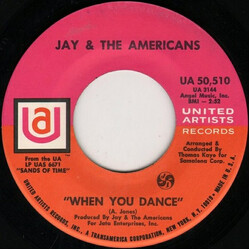 Jay & The Americans When You Dance USED VINYL 7INCH 45 RPM