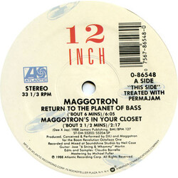 Maggotron Return To The Planet Of Bass USED VINYL 12INCH 33 S RPM