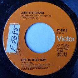 José Feliciano Life Is That Way USED VINYL 7INCH 45 RPM SINGLE MONO