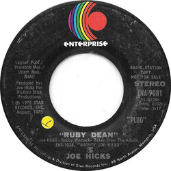 Joe Hicks Ruby Dean USED VINYL 7INCH 45 RPM PROMO
