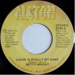 Betty Wright Lovin' Is Really My Game USED VINYL 7INCH 45 RPM