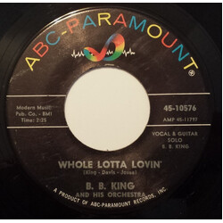 B.B. King Whole Lotta Lovin / The Hurt USED VINYL 7INCH 45 RPM
