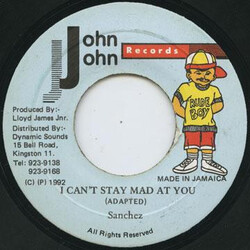 Sanchez I Can't Stay Mad At You USED VINYL 7INCH 45 RPM