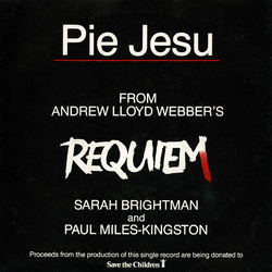 Sarah Brightman / Paul Miles-Kingston Pie Jesu Vinyl 7" USED