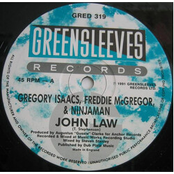 Gregory Isaacs / Freddie McGregor / Ninjaman John Law USED VINYL 12INCH
