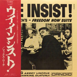Max Roach Max Roach We Insist! Max Roach's Freedom Now Suite = ウイ・インシスト! VINYL LP - Reissue Stereo