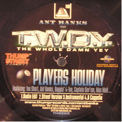 Ant Banks T.W.D.Y. Players Holiday VINYL 12INCH