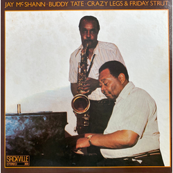 Buddy Tate Jay McShann Crazy Legs & Friday Strut VINYL LP - Promo