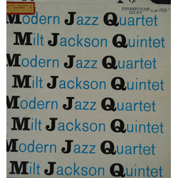 Milt Jackson Quintet The Modern Jazz Quartet M J Q VINYL LP - Compilation Mono Remastered Repress