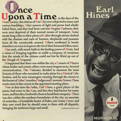 Earl Hines Once Upon A Time VINYL LP - Mono
