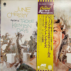 June Christy June Christy Recalls Those Kenton Days VINYL LP - Mono Reissue