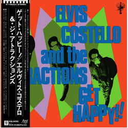 Elvis Costello & The Attractions Get Happy! VINYL LP