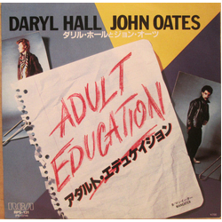 Daryl Hall & John Oates Adult Education VINYL 7" - 45 RPM Promo Stereo Japan