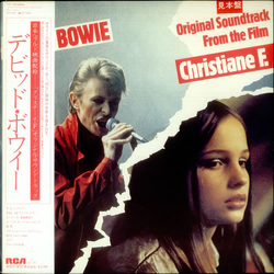David Bowie Original Soundtrack From The Film Christiane F. VINYL LP - Compilation Promo