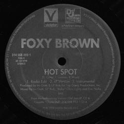 Foxy Brown Hot Spot VINYL 12" - Single