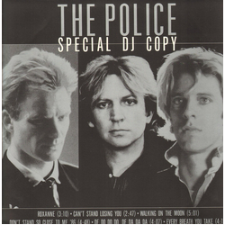 Sting The Police Special DJ Copy VINYL 12" - 33 ⅓ RPM Compilation Promo