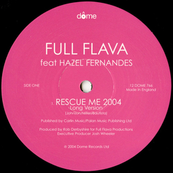 Full Flava Hazel Fernandez Rescue Me 2004 VINYL 12INCH