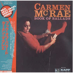Carmen McRae Book Of Ballads VINYL LP - Reissue Japan