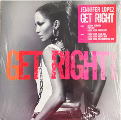 Jennifer Lopez Get Right VINYL 12" - 33 ⅓ RPM