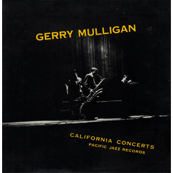 Gerry Mulligan California Concerts VINYL LP - Mono Reissue