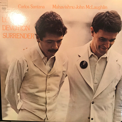 Carlos Santana John Mclaughlin Love Devotion Surrender VINYL LP - Reissue Stereo