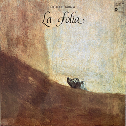Gregorio Paniagua La Folia De La Spagna VINYL LP - Repress